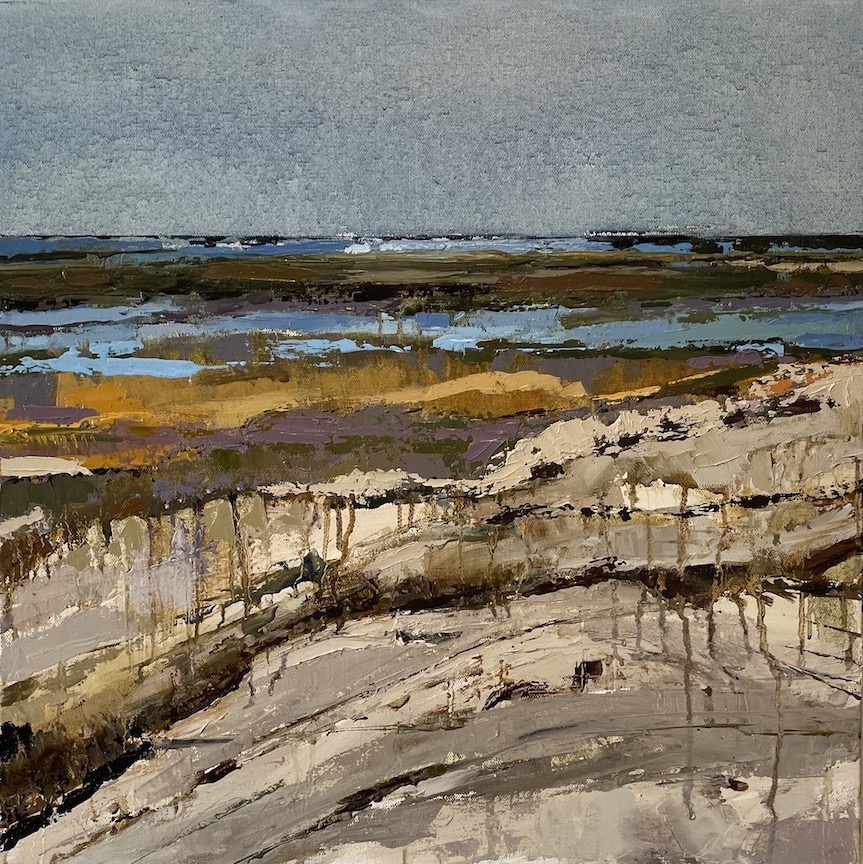 VIEW FROM WILLISVILLE 20 x 20 oil 