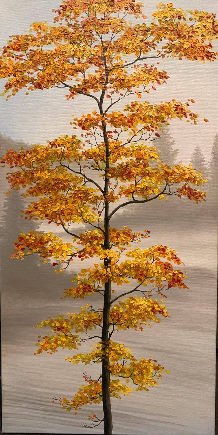 STANDING TALL 24 x 12 oil 