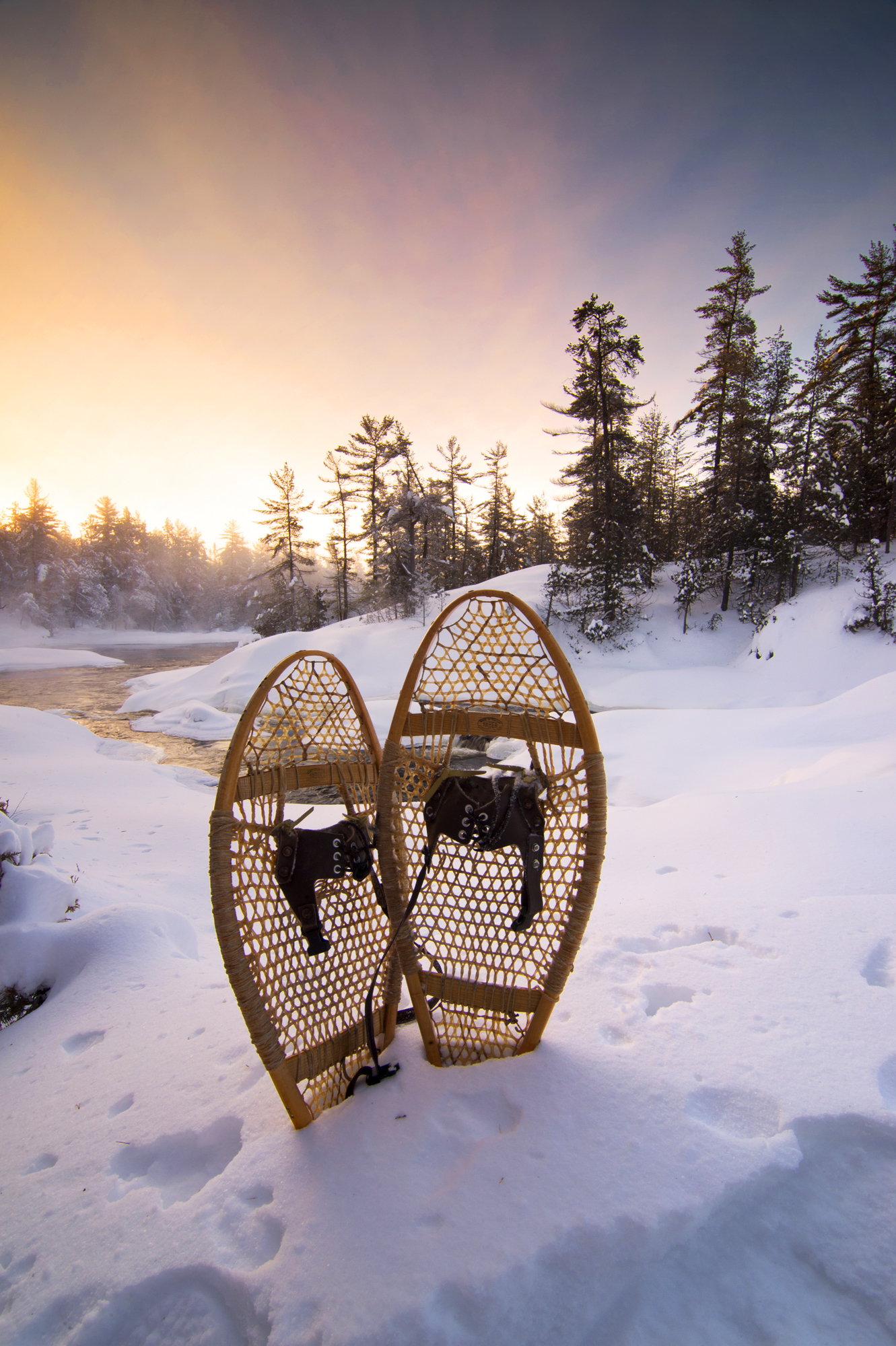 FROSTBOUND TRAIL 36 x 24 photo on canvas by Sarah Furchner