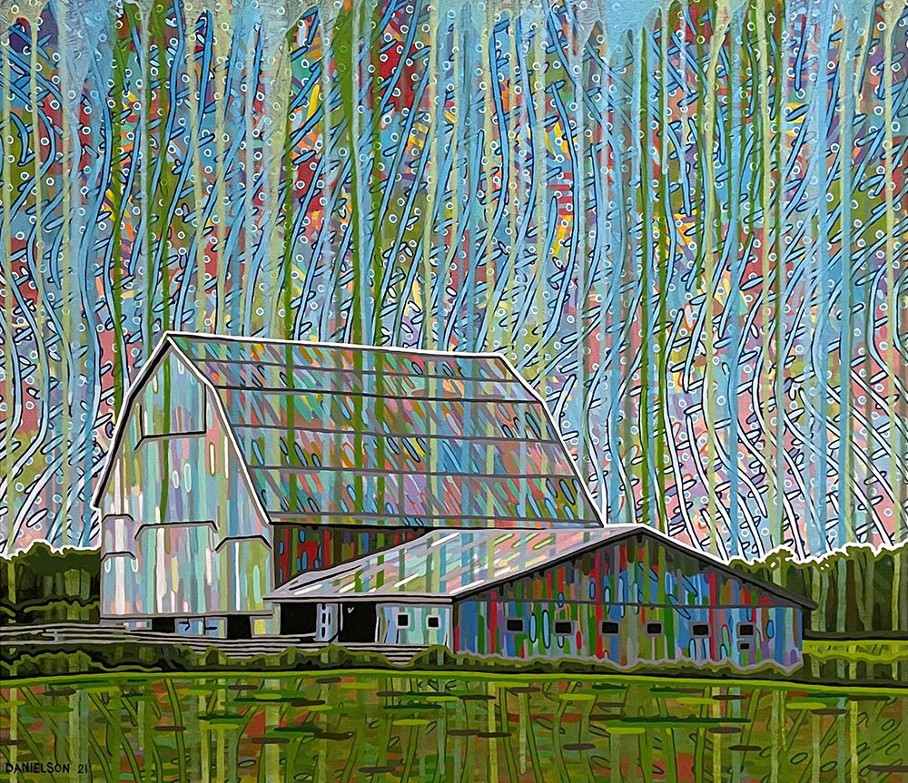 KEEP 32 x 28  acrylic 