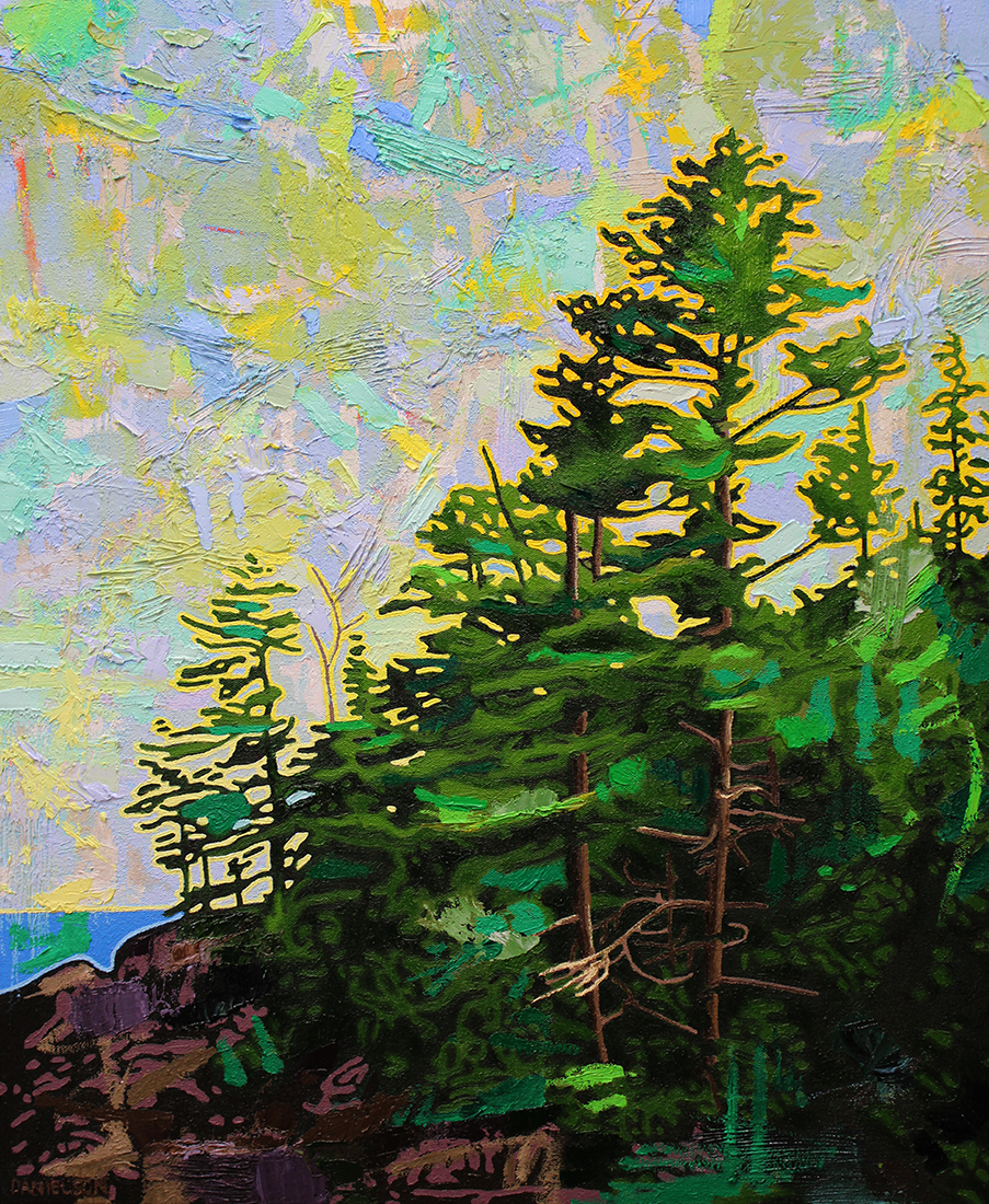 THE NORTH SHORE Morning Light 23 x 19 oil by Frank Danielson