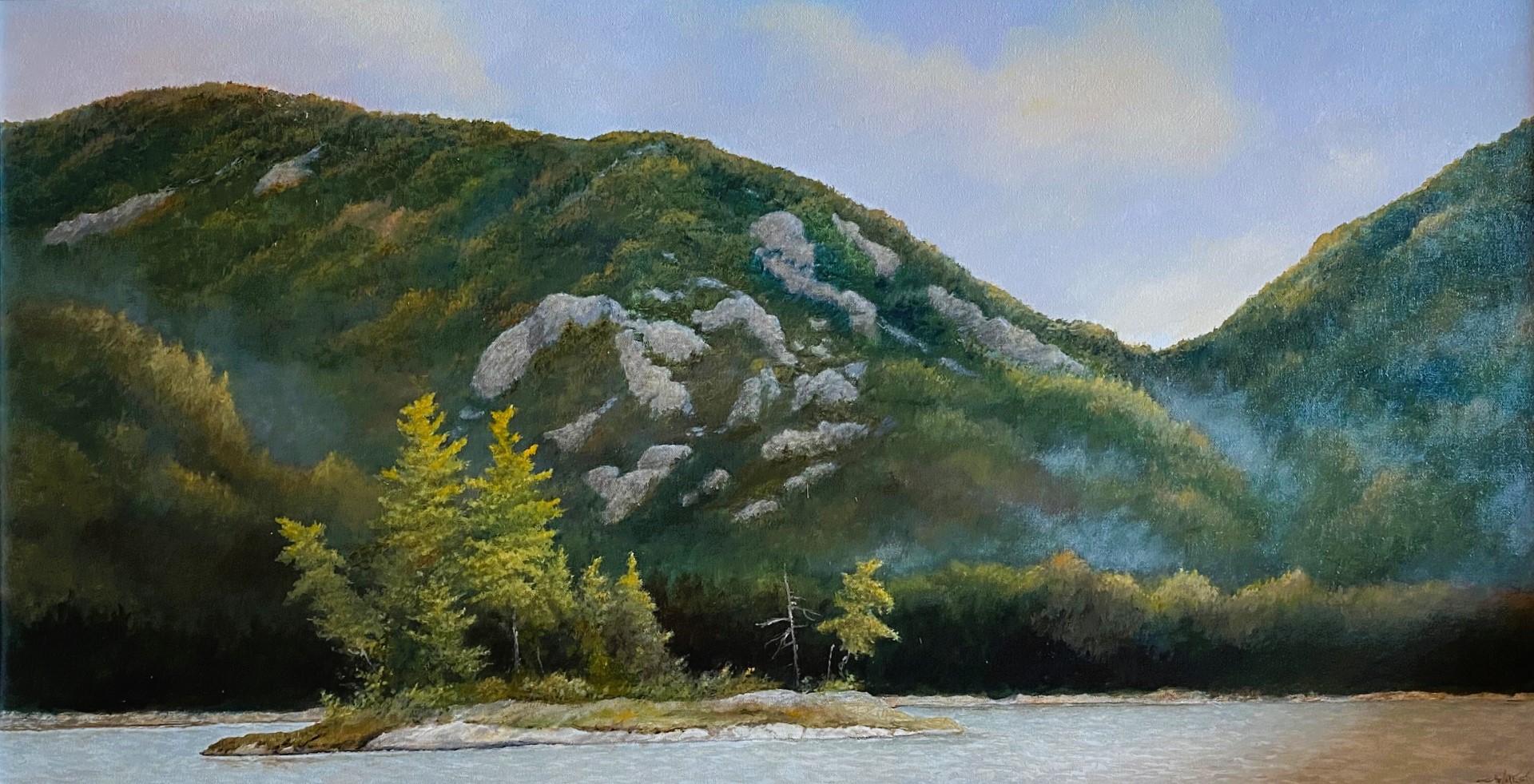 GRACE LAKE 19 x 36 oil 