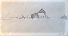 CHELMSFORD FARM #2  4.5 x 8.5 pencil