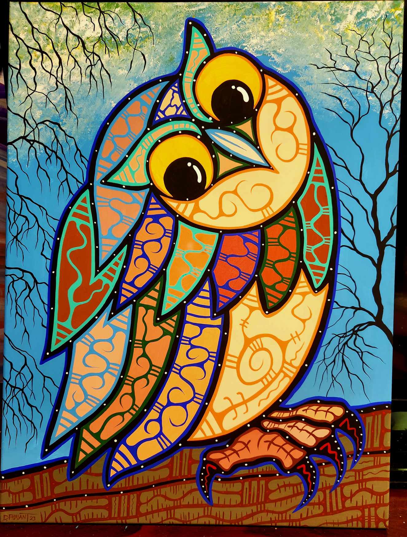 WE ARE ALIVE 18 x 24 acrylic 