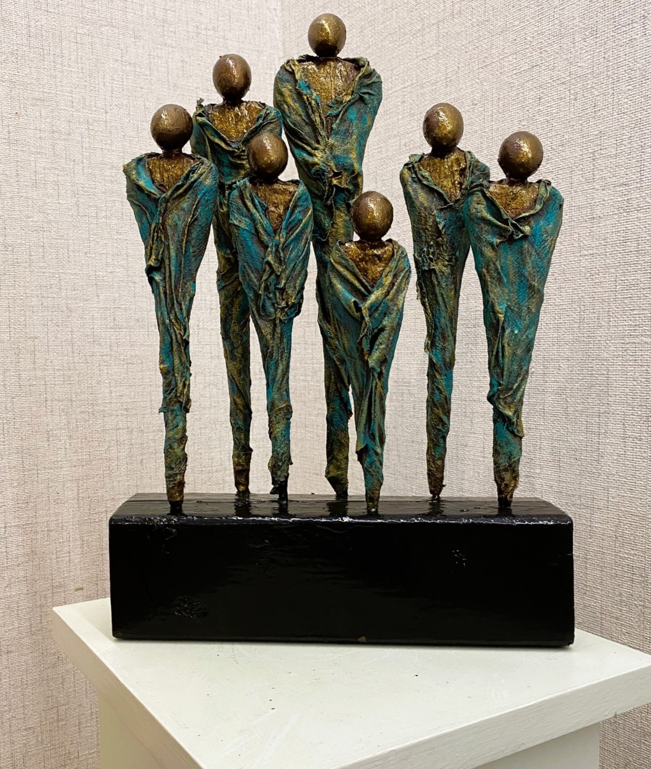 THE CHOIR 17 x 12 paverpol sculpture 