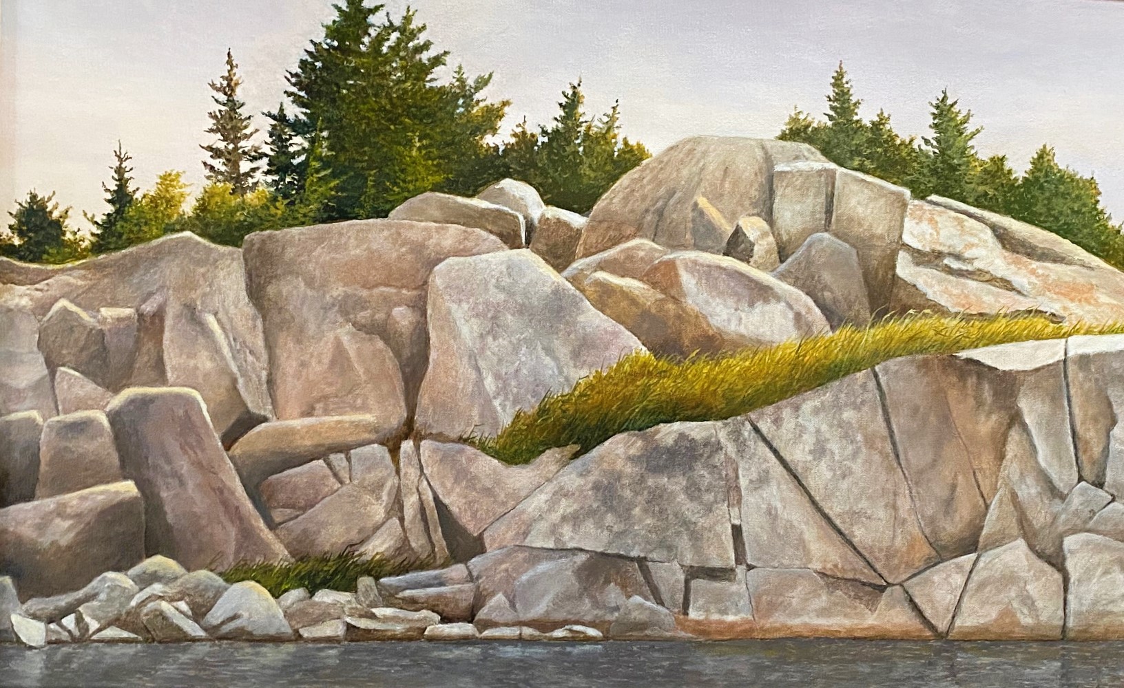 McGREGOR BAY SUNRISE 18 x 28 oil on canvas 