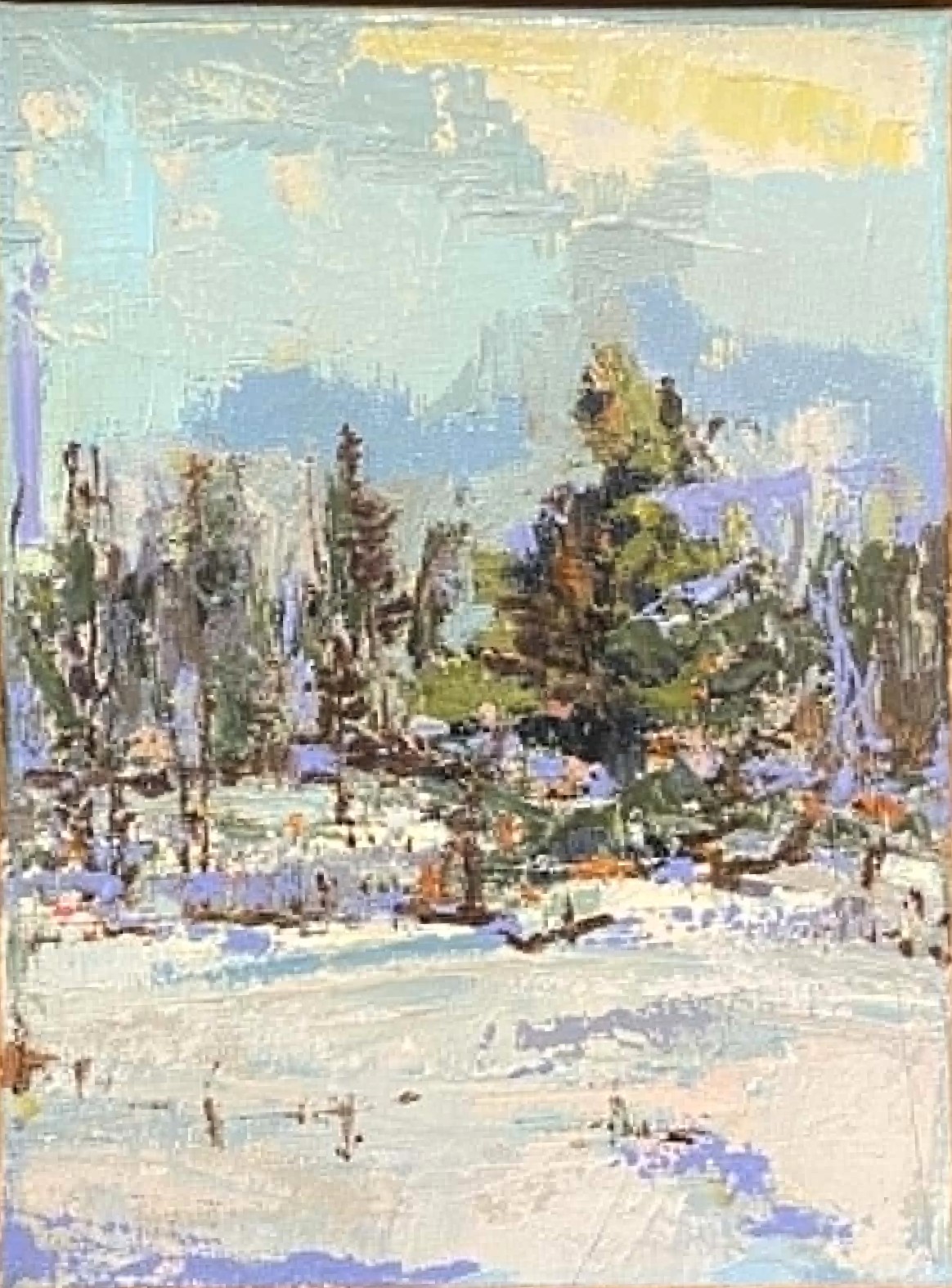 BIDWELL & ROCKVILLE ROAD 12 x 9 oil by Lauren Satok