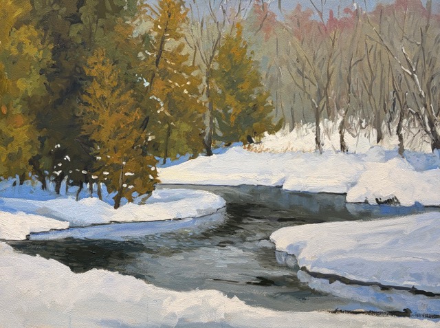 ALGONQUIN FLOW 18 x 24 oil 