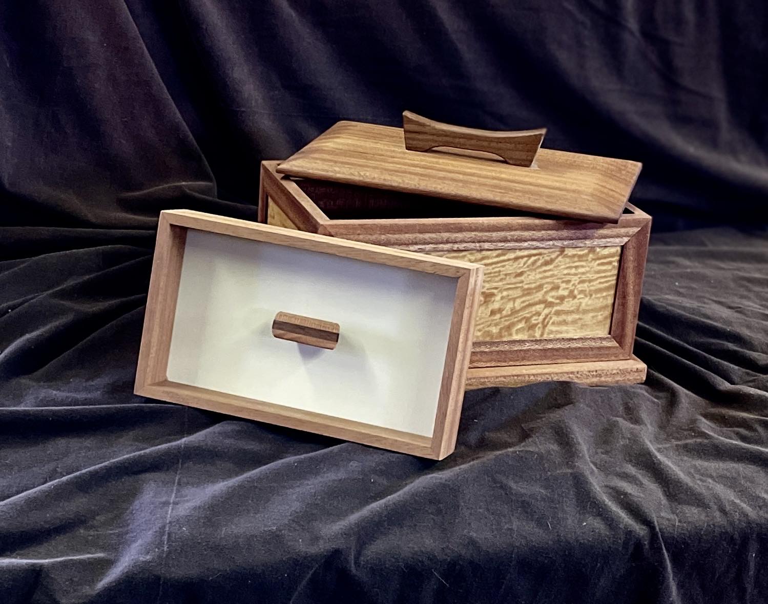 FOR NORTHERN TREASURES 10.5x7.6 padauk wood etc by Lorne Behnke 