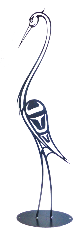 First Nations Heron  36 x 9  