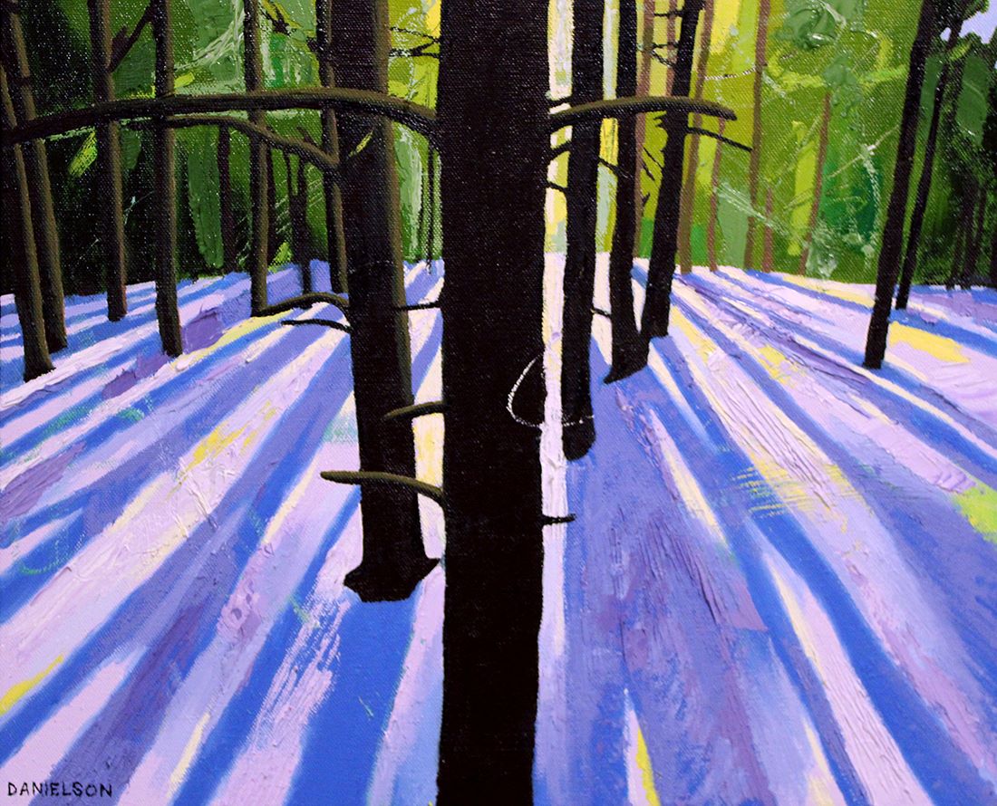 INTERFERENCE PATTERN 13 x 16  oil 