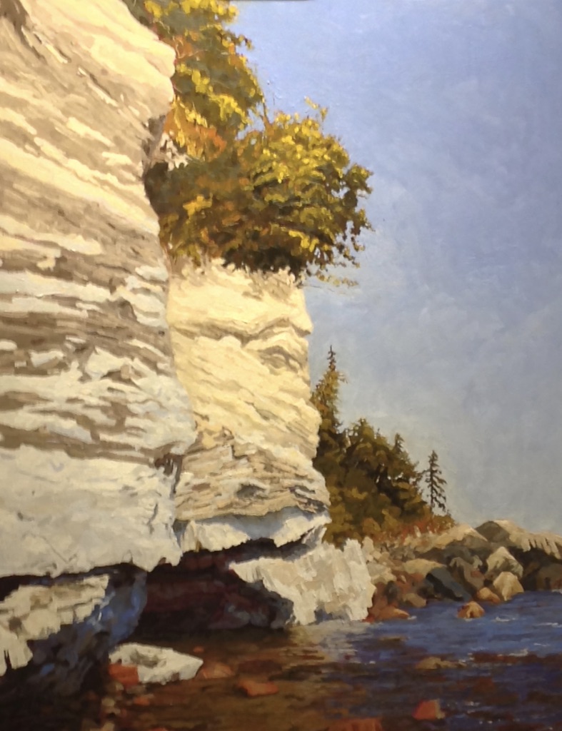 THE TOWERS 48 x 36 oil by Mark Hope 