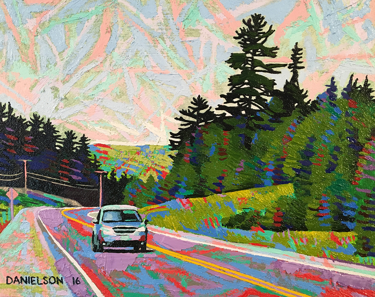 DEER TRAIL ROUTE 8 x 10 oil 