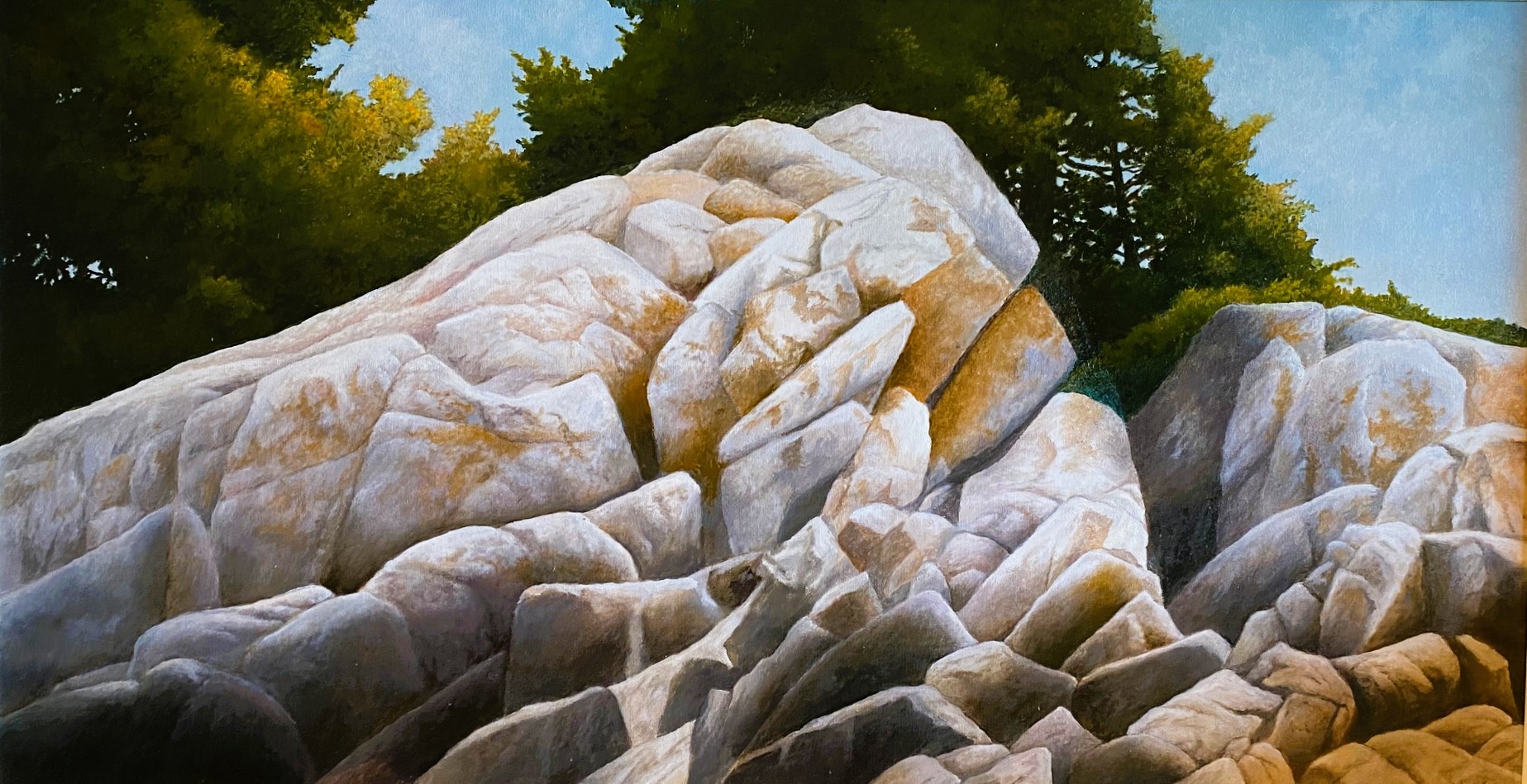 GOLDEN by McGregor Bay 24 x 36 oil 