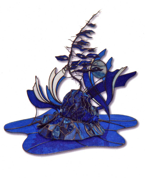 Blue Mystique 22W x16H inches 