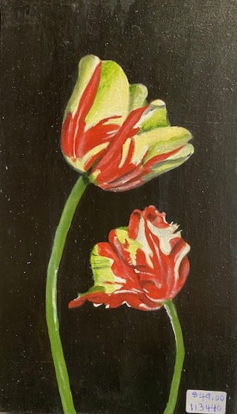 TULIPS 7x 4 acrylic 