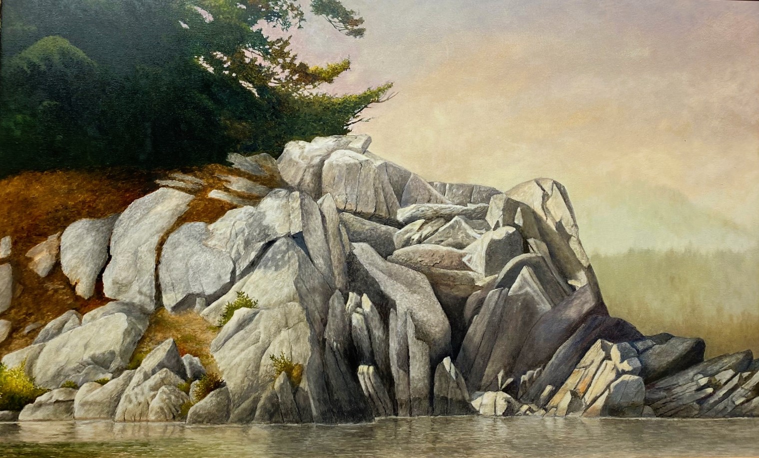 SOUTHSIDE  22 x 36 oil 