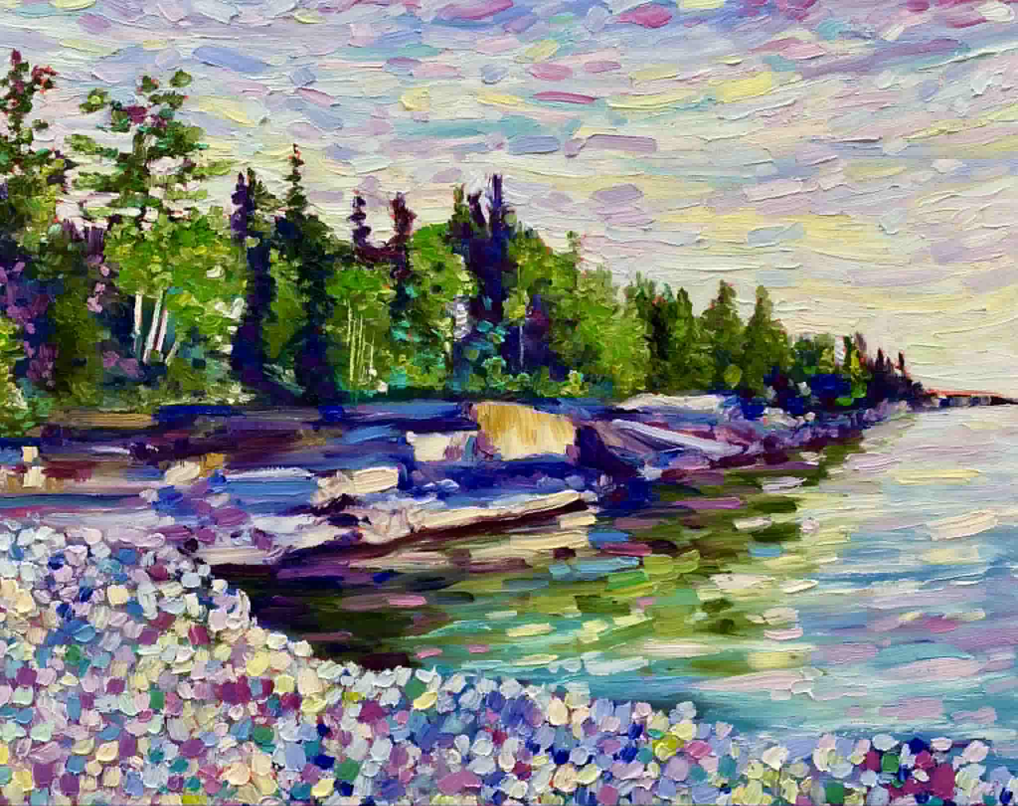 SERENE MORNING 16 X 20  oil on canvas