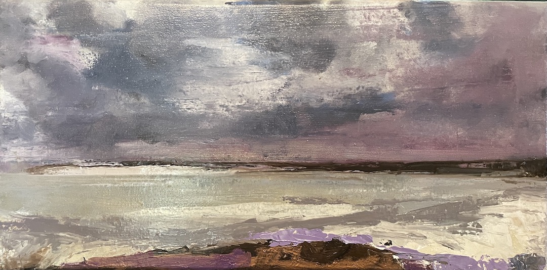 GREEN BAY 10 x 20 oil framed 