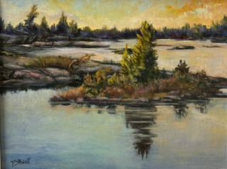 WAITING TO BE EXPLORED 12 x 16 oil by Paulette Stewart