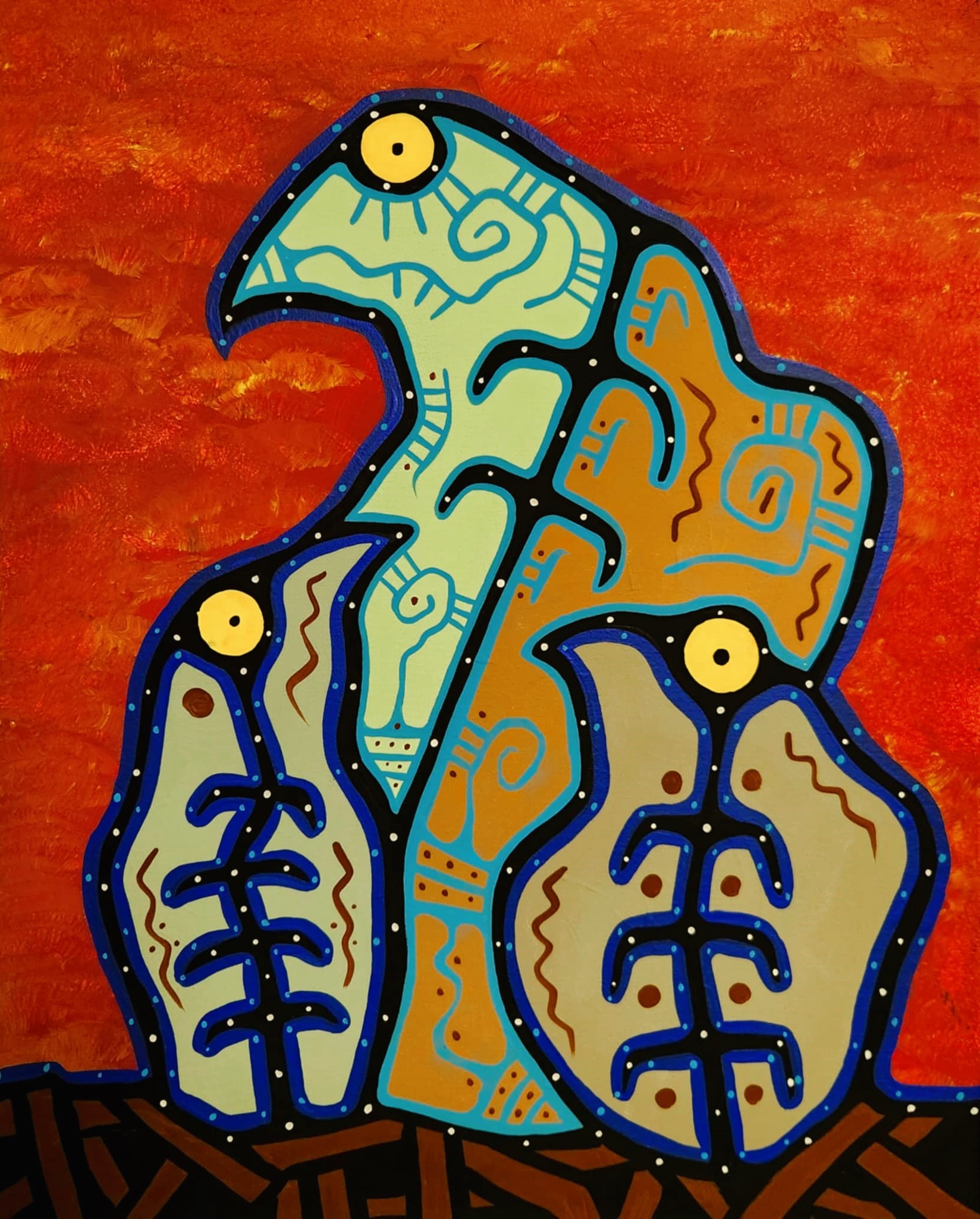 THE NEW LIFE 20 x 16 acrylic 