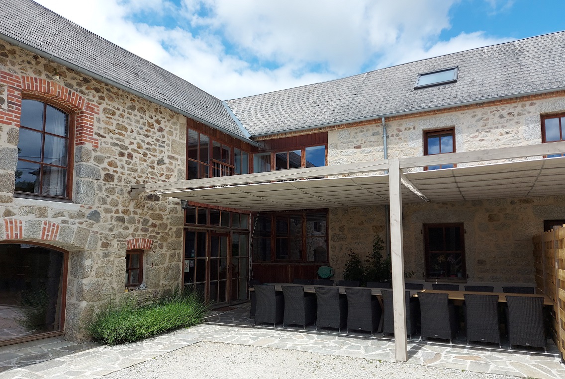 terrasse gite de grande capacité