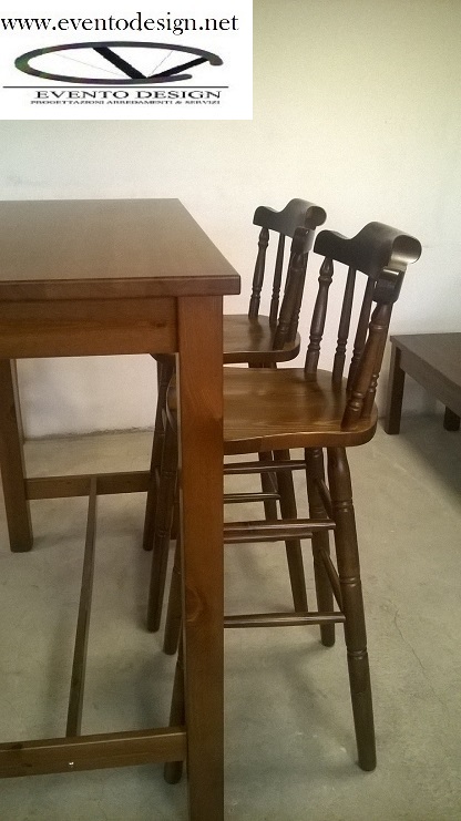 SGABELLO COUNTRY COD. H/302 S TINTA NOCE
