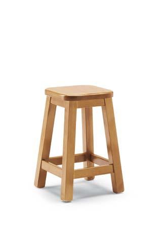 sgabello legno pino h.45 COD. H/309 B TINTA NATURALE