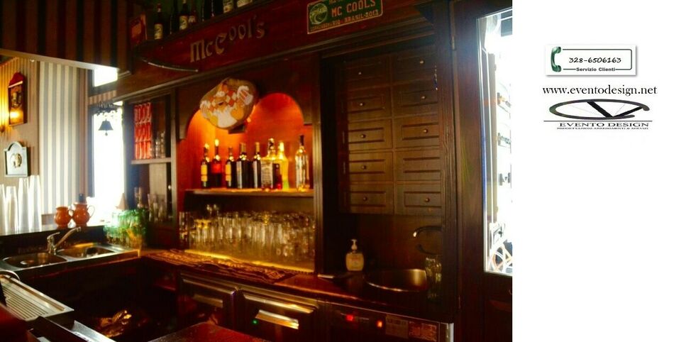 progettazione realizzazione pub in bancone in legno per irish pub