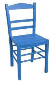 art br 343 sedia da esterno in legno azzurro