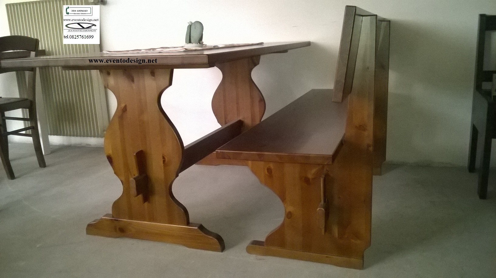 Panca in legno per pub, per irish pub, birreria pub,su misura ...
