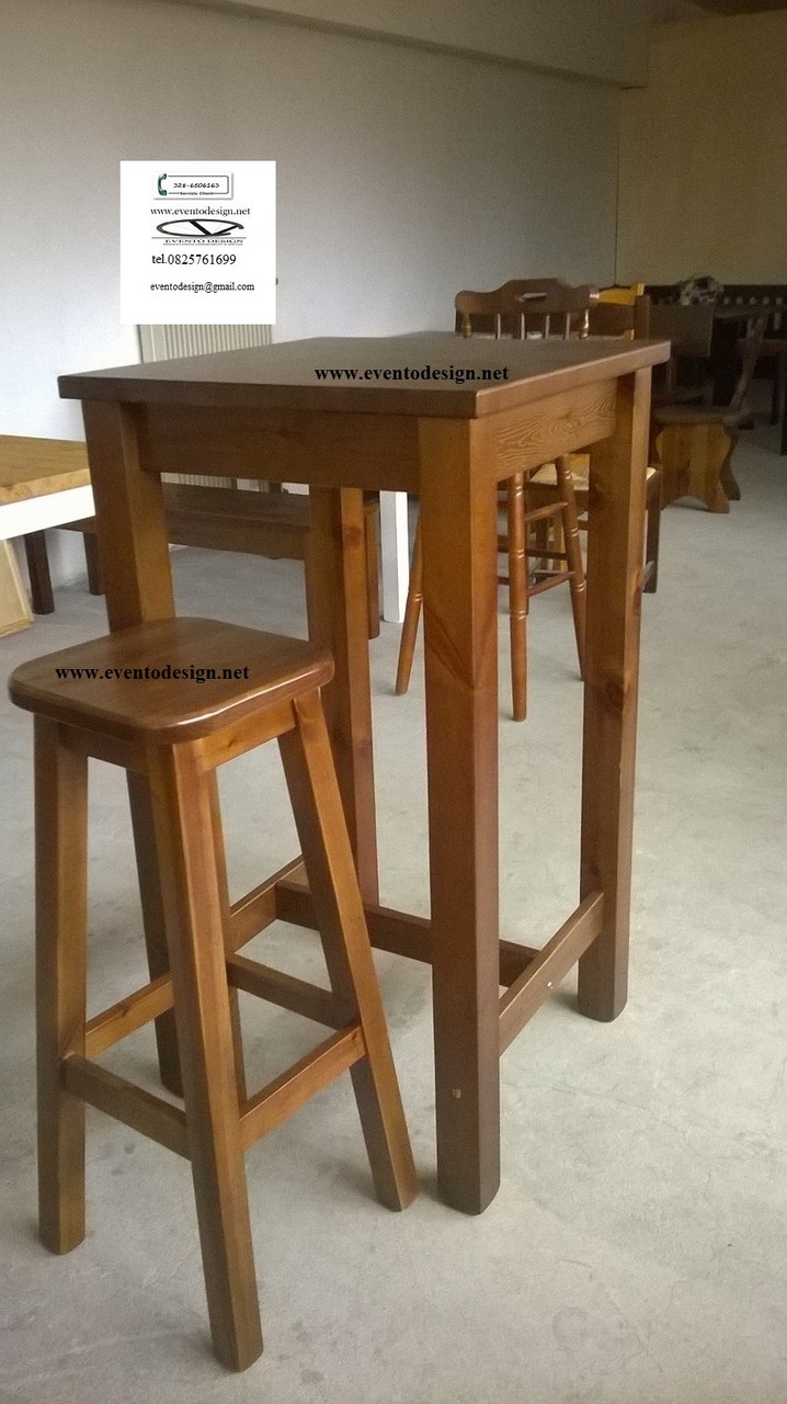 TAVOLO ALTO DA 110 CM PER BIRRERIA PUB