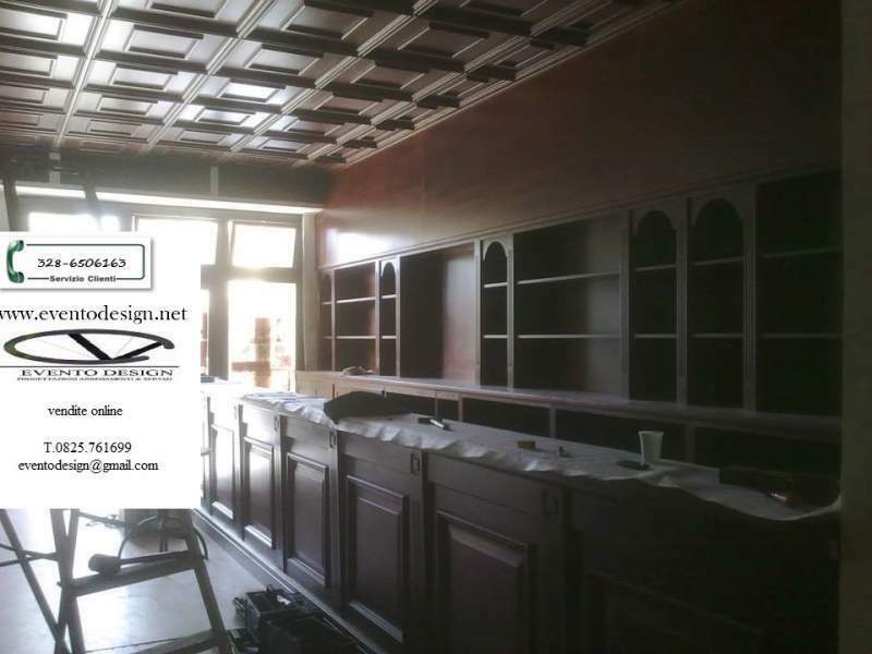 progettazione realizzazione pub in bancone in legno per irish pub