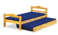LETTO SINGOLO CIARA PINO  IBS/8020  MIS.98X213X72T  62P