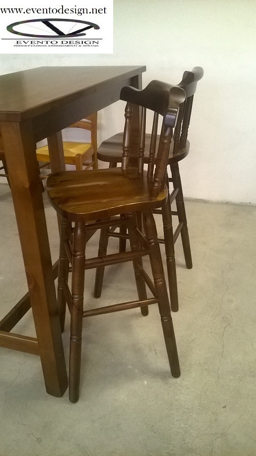 SGABELLO COUNTRY COD. H/302 S TINTA NOCE