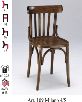 SEDIA MILANO 4S ART.900