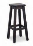 SGABELLO QUADRO COD.H/309 A TINTA WENGE'