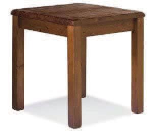 ART. T/083 T - ALTEZZA  H.75 CM-TAVOLO  GAMBA QUADRA 60X60X3-80X80X3-70X70X3 PINO