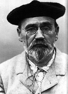 Émile Zola, autoportrait au béret, 1902