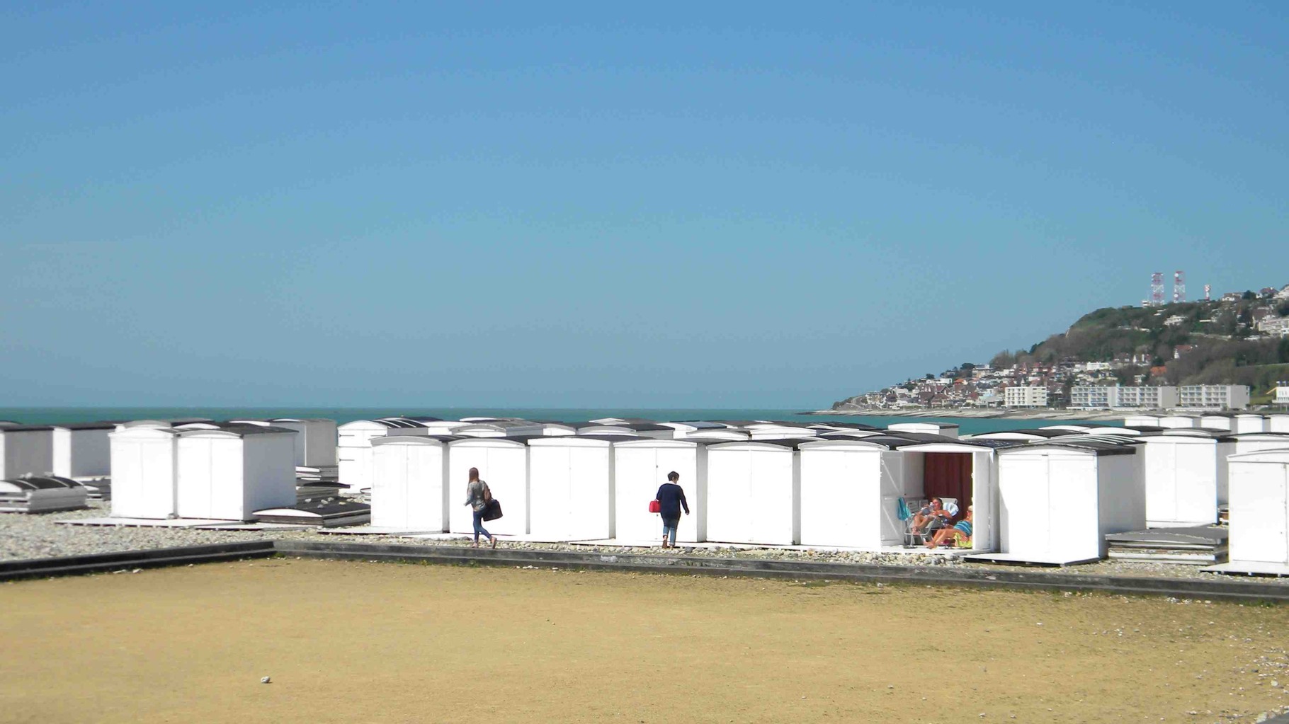 Badehütten in Le Havre