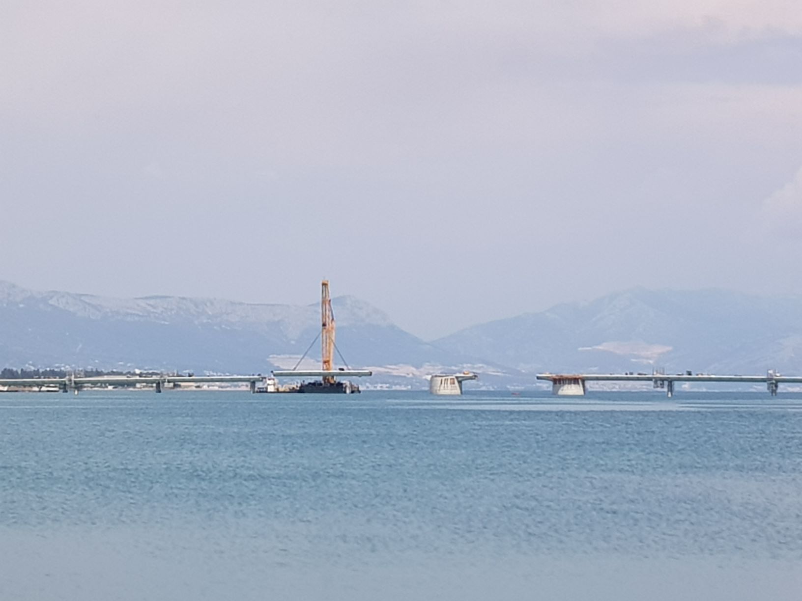 Neue Brücke bei Trogir!