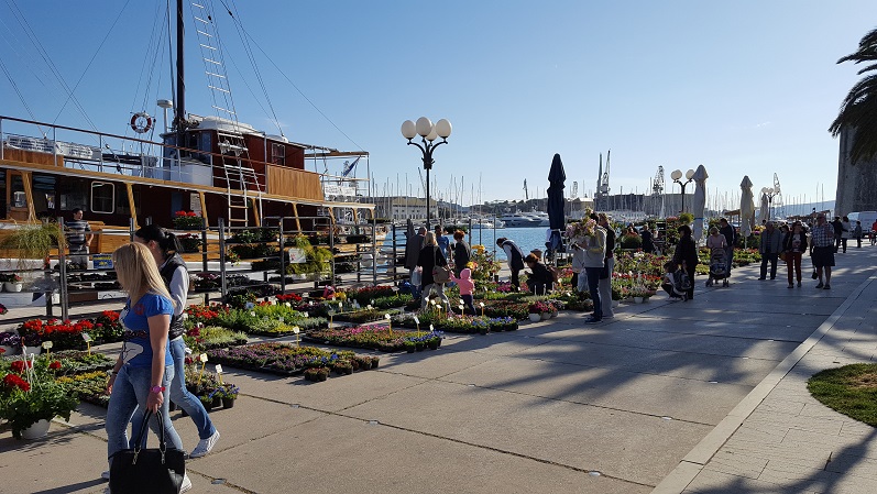 Markt in Trogir ...