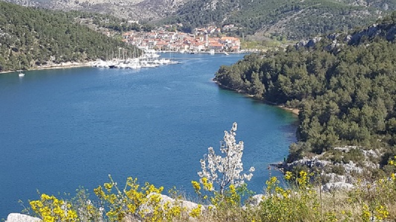 Blick auf Skradin