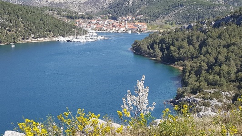 Blick auf Skradin