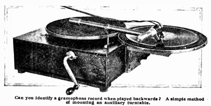 Woodroffe- Celestion pickup in a Wireless World article, Dec 1927