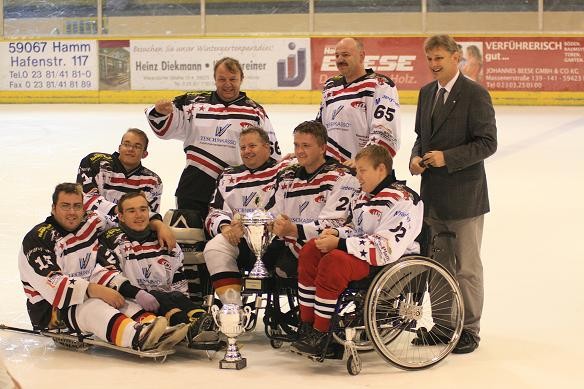 Gewinn des Airport Cups 2008 in Unna mit den Wiehl Penguins