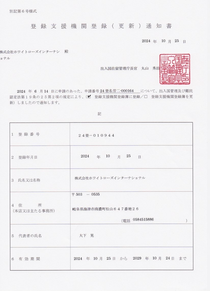 株式会社ホワイトローズインターナショナル