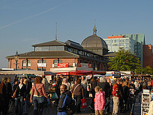 Der berühmte Fischmarkt in Hamburg