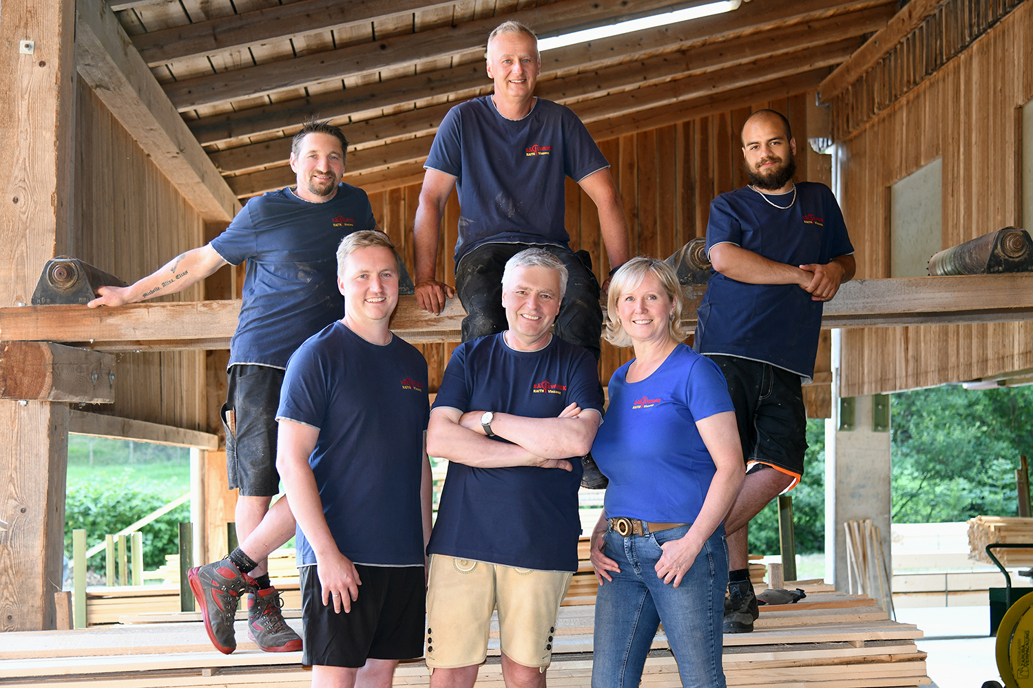 Unser Team vom Sägewerk Karlzenz