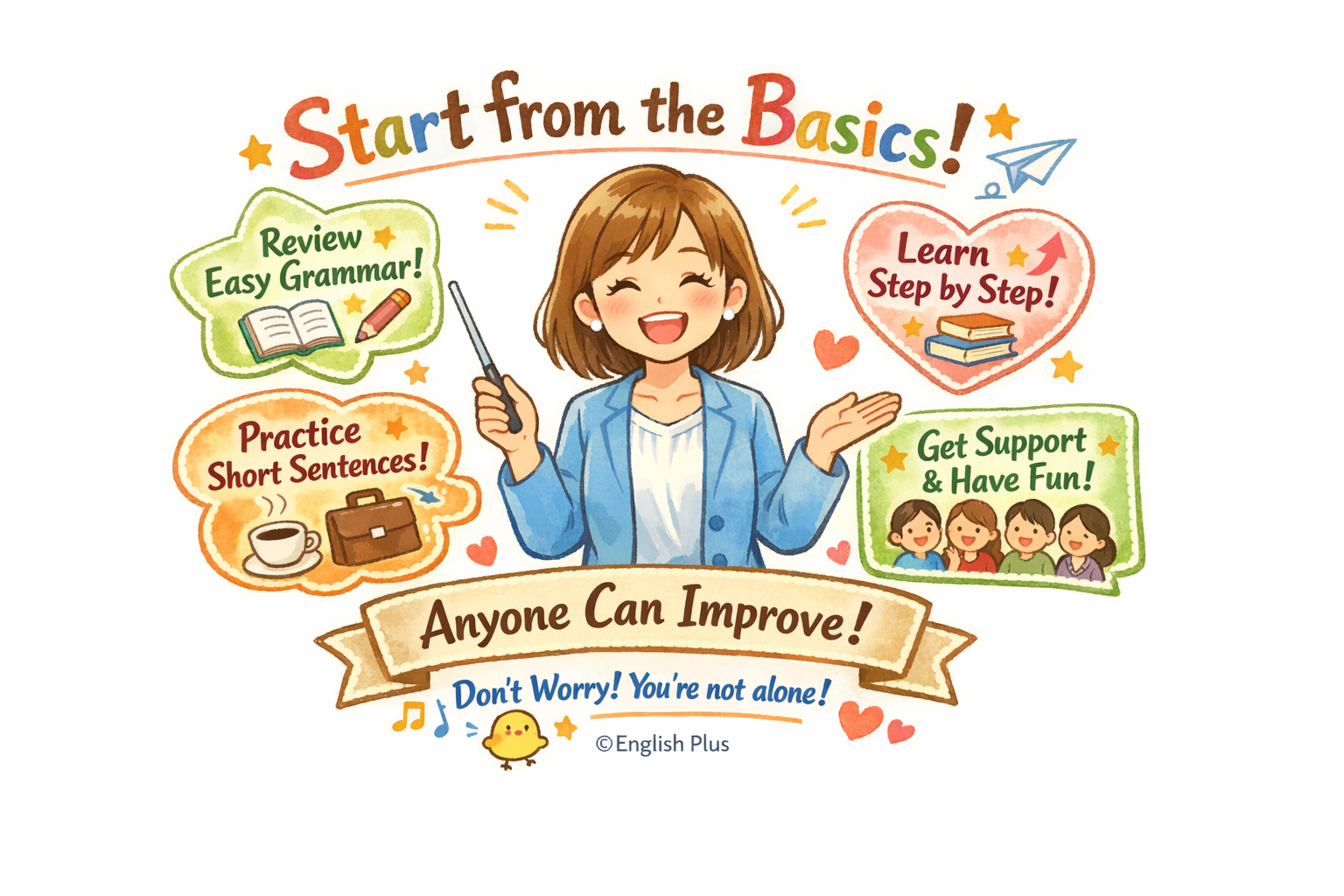 英語講師おすすめの英語が全く話せない人が最初にすべき3ステップ（英語編）